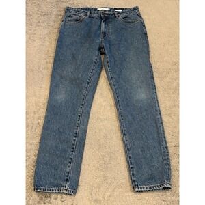 Peter Manning Jeans Mens 32x29 Slim Fit Stretch Blue Denim Pants PMNYC